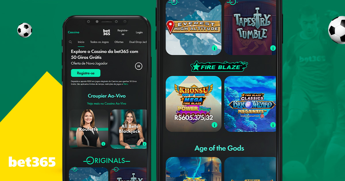 Casino bet365 Brasil ▷ Boas-Vindas de 50 Giros Grátis em 2023